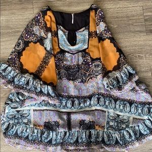 Free People Paisley Print tunic dress